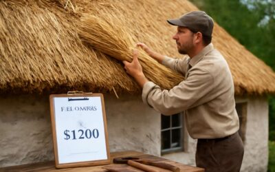Decoding thatching installation costs: budget tips for your roof project.