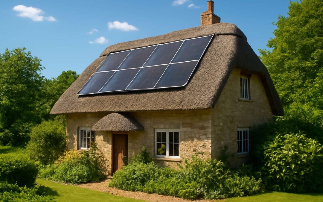 Turn heads and save energy with thatch roof solar panels for a greener home.