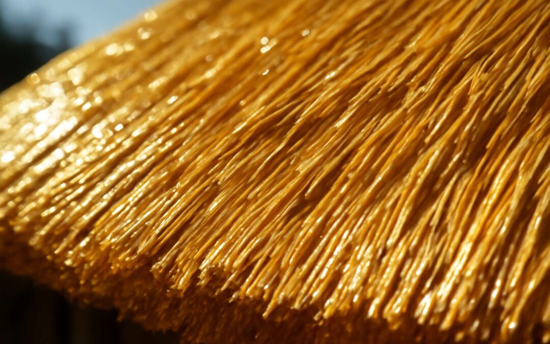 Boost curb appeal with thatch roof coating that protects and seals.