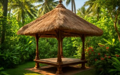Bali vibes rise with thatching for bali hut: eco-friendly, stylish shelter.