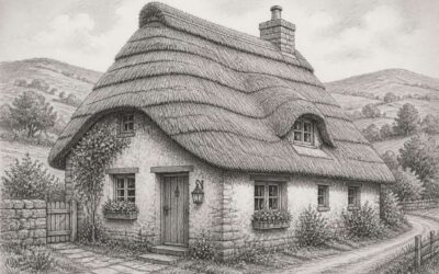 Master the Thatch Roof Drawing Technique in Simple Steps.